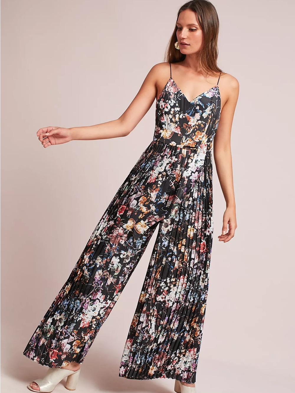 Anthropologie Ranna Gill Havasu Floral Jumpsuit 6 NWT